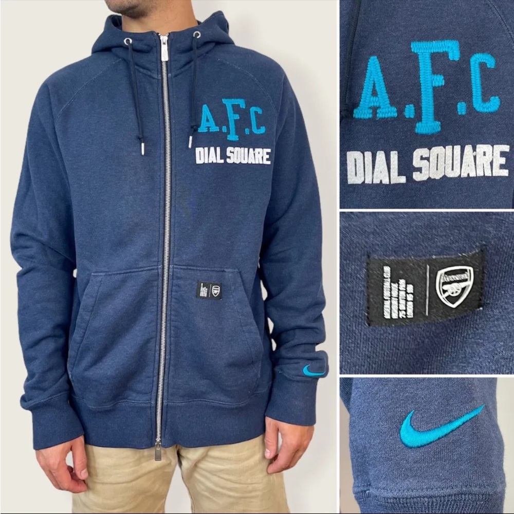 Nike Arsenal FC Gunners AW77 Team Full-Zip Hoodie Men’s M Premier League Soccer